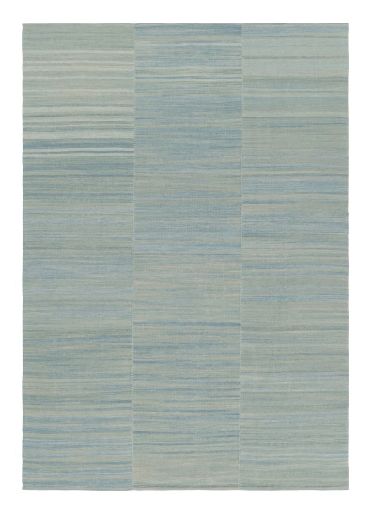 Contemporary Striae Kilim Rug