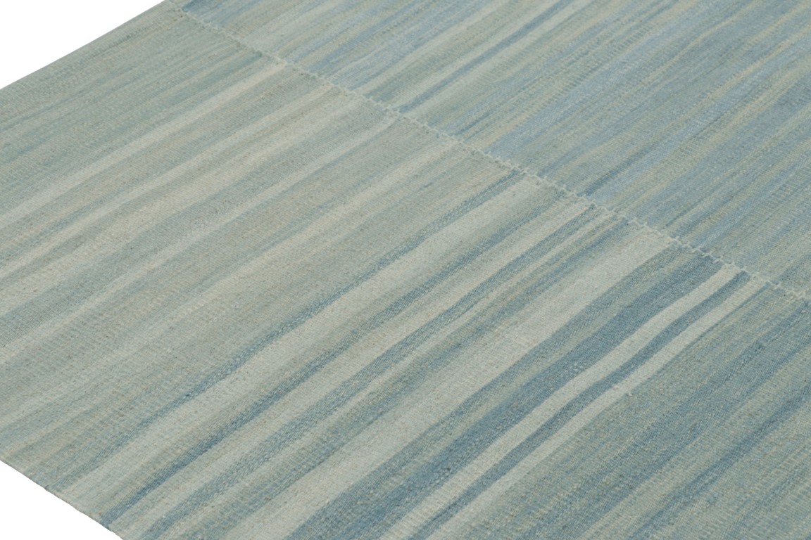 Contemporary Striae Kilim Rug