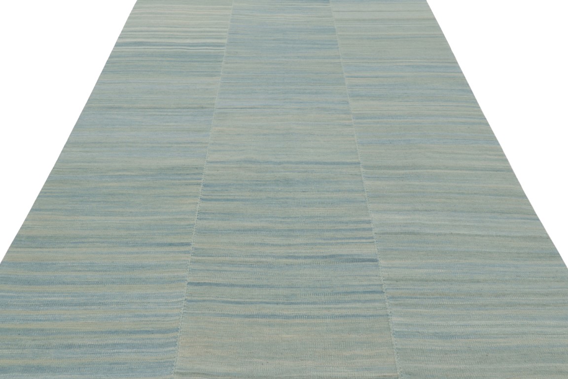 Contemporary Striae Kilim Rug
