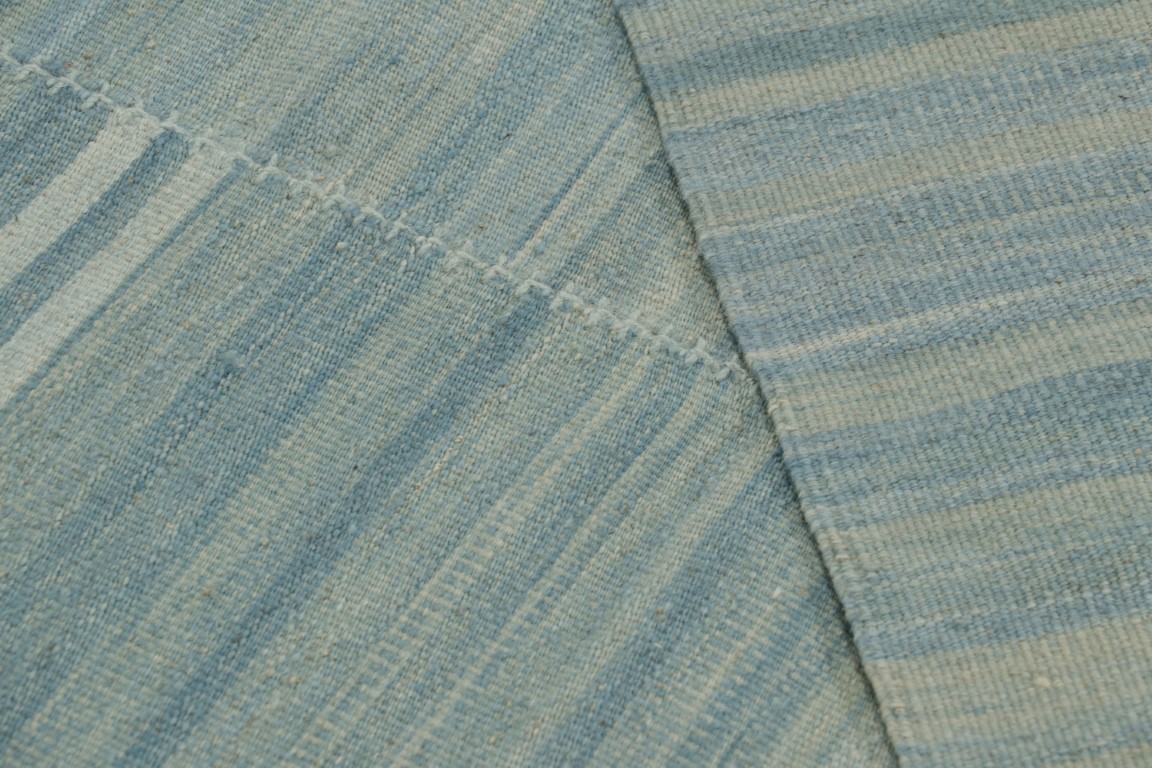 Contemporary Striae Kilim Rug
