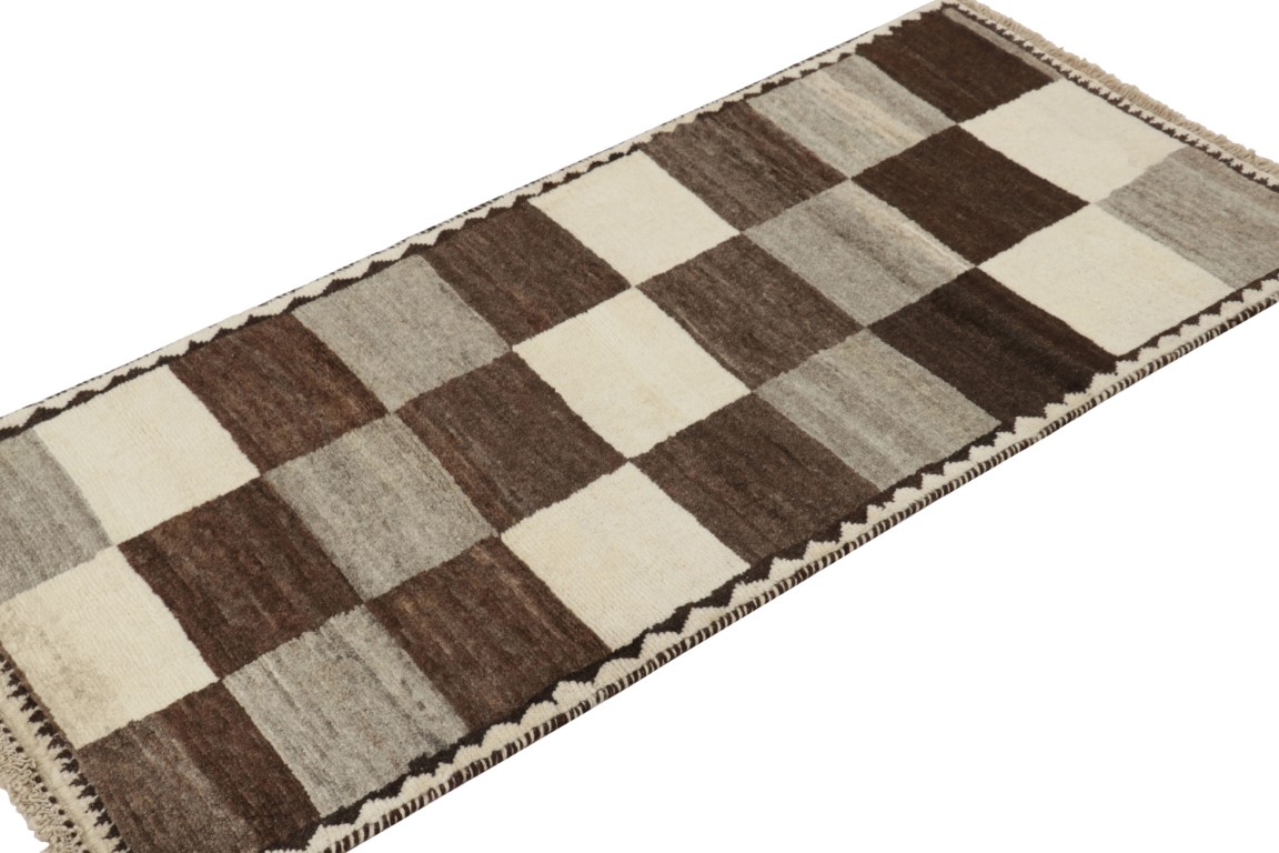 Vintage Gabbeh Geometric Rug