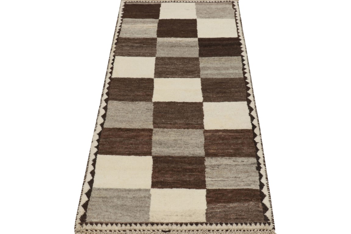 Vintage Gabbeh Geometric Rug