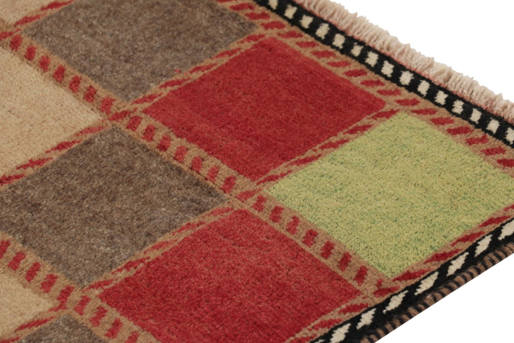 Vintage Gabbeh Geometric Rug