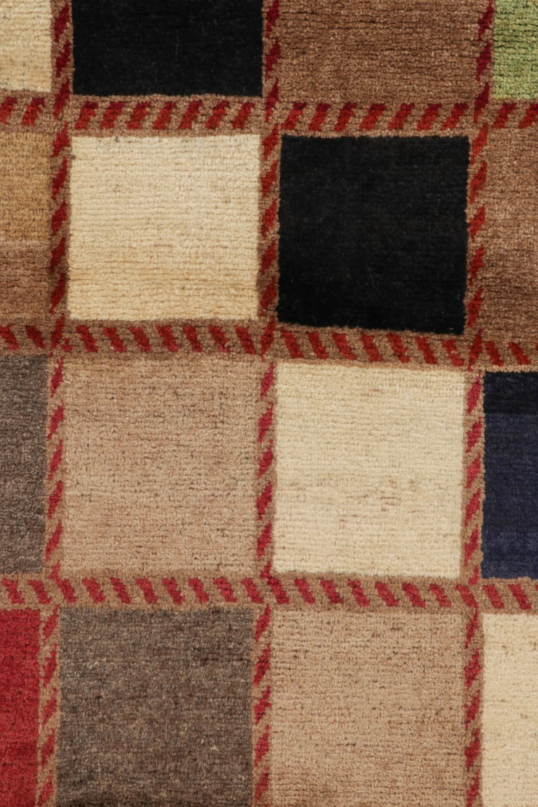 Vintage Gabbeh Geometric Rug
