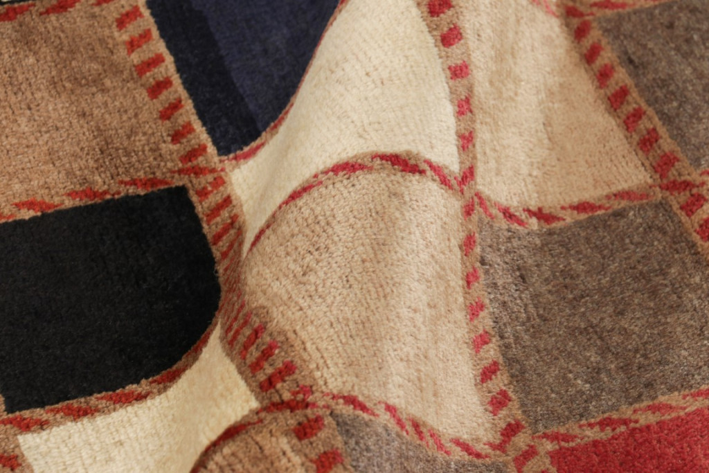 Vintage Gabbeh Geometric Rug