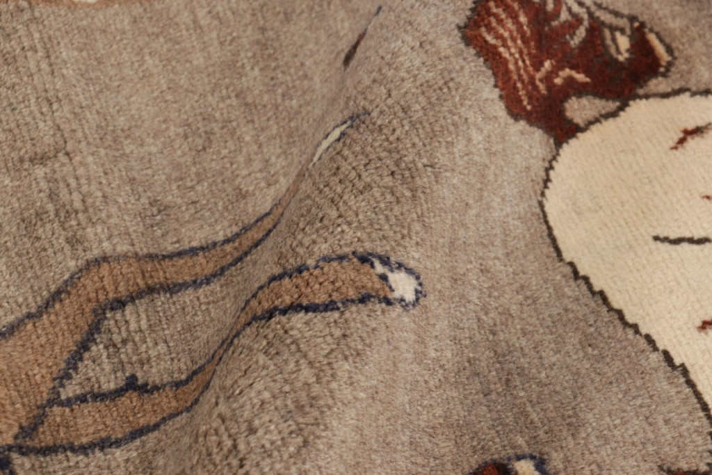 Vintage Gabbeh Pictorial Rug