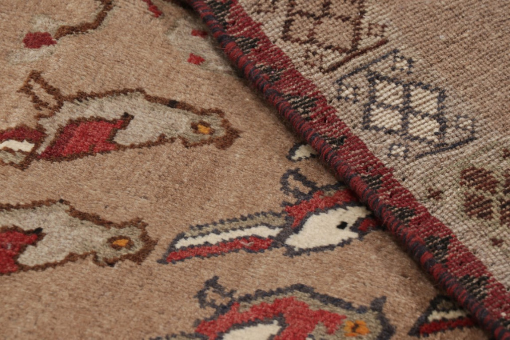 Vintage Gabbeh Pictorial Rug