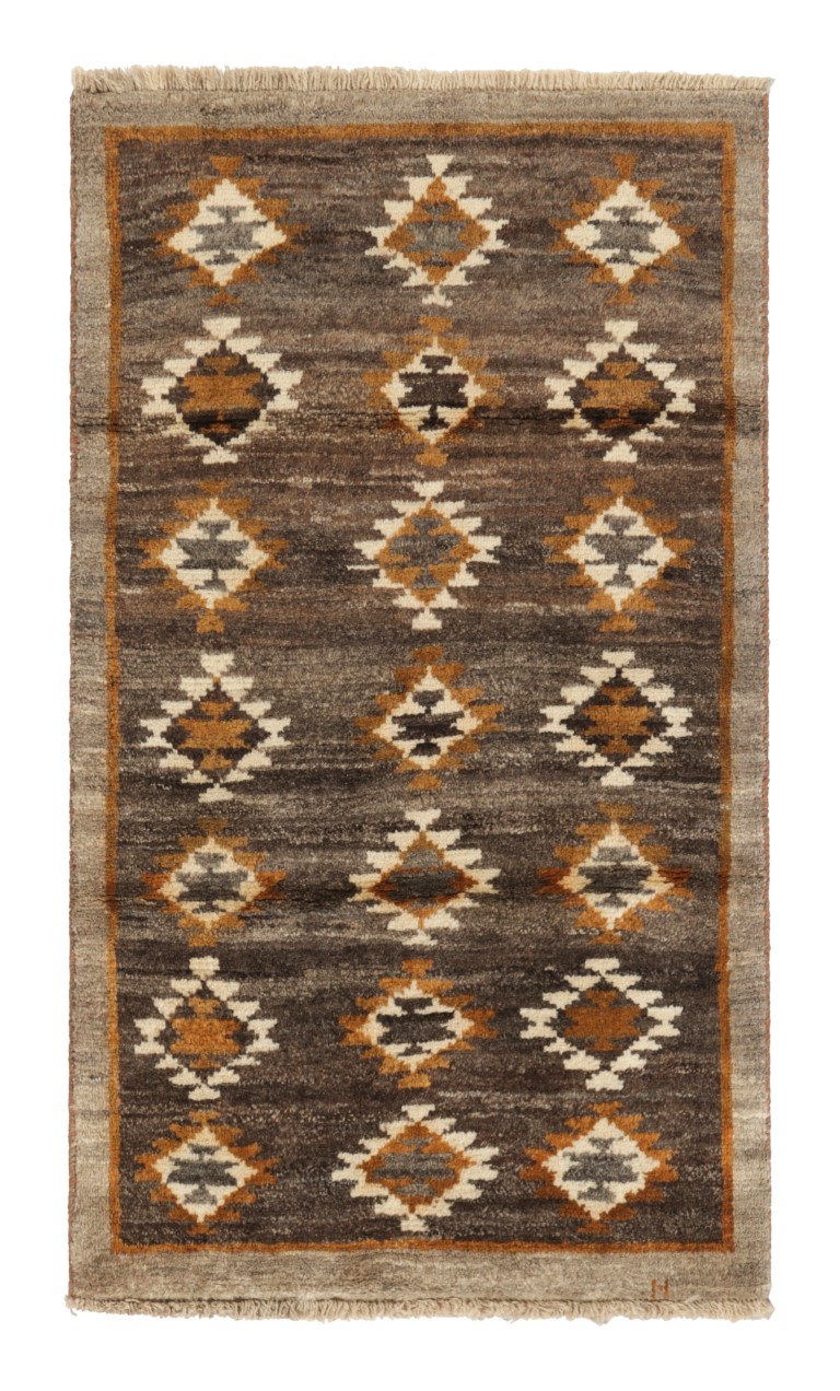 Vintage Gabbeh Geometric Rug