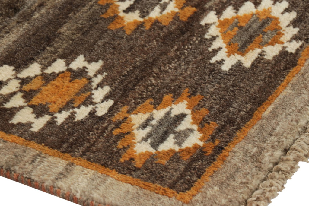 Vintage Gabbeh Geometric Rug