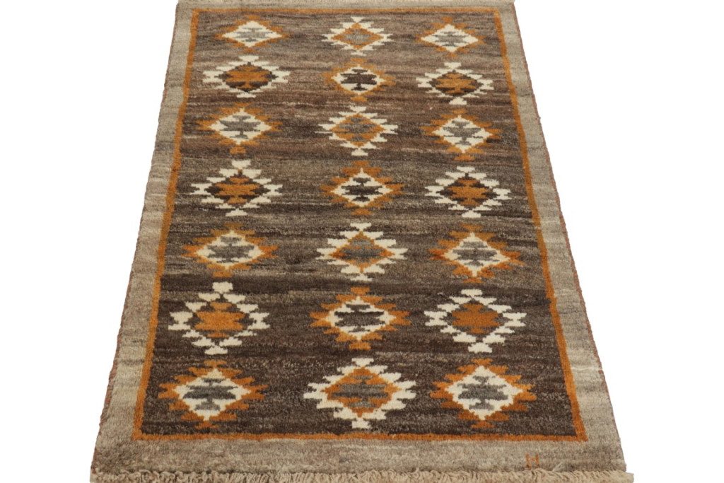 Vintage Gabbeh Geometric Rug