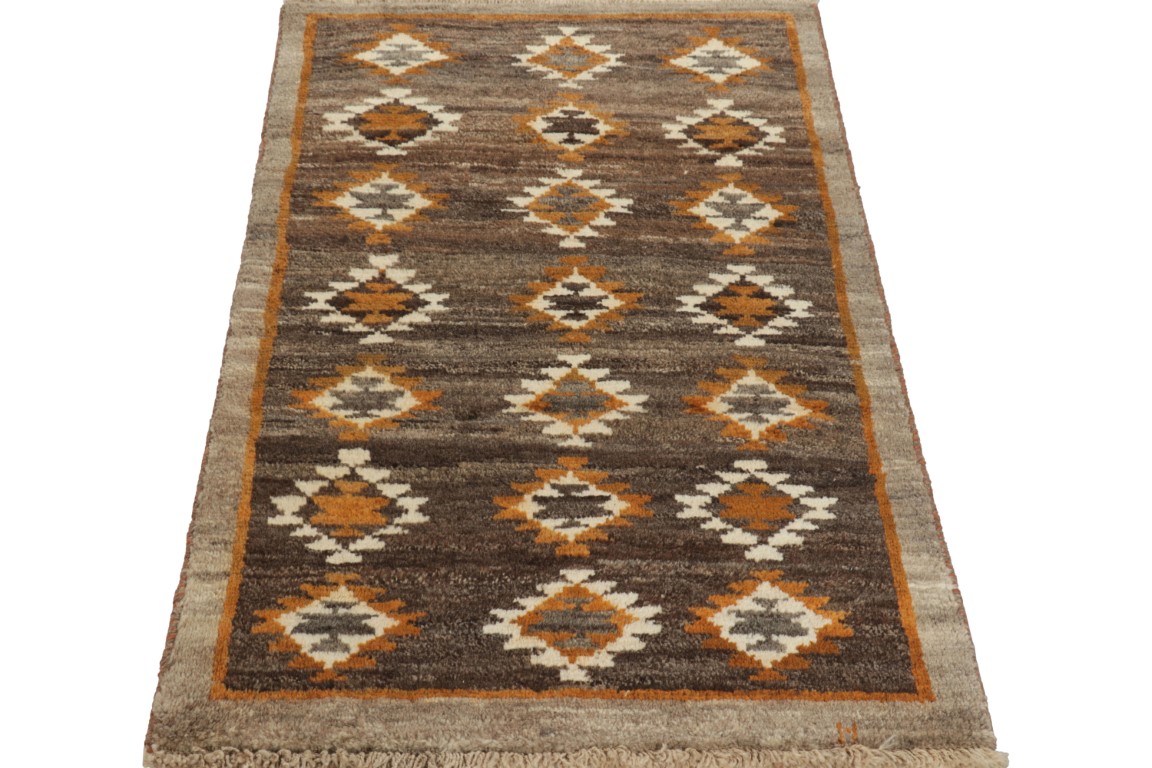 Vintage Gabbeh Geometric Rug