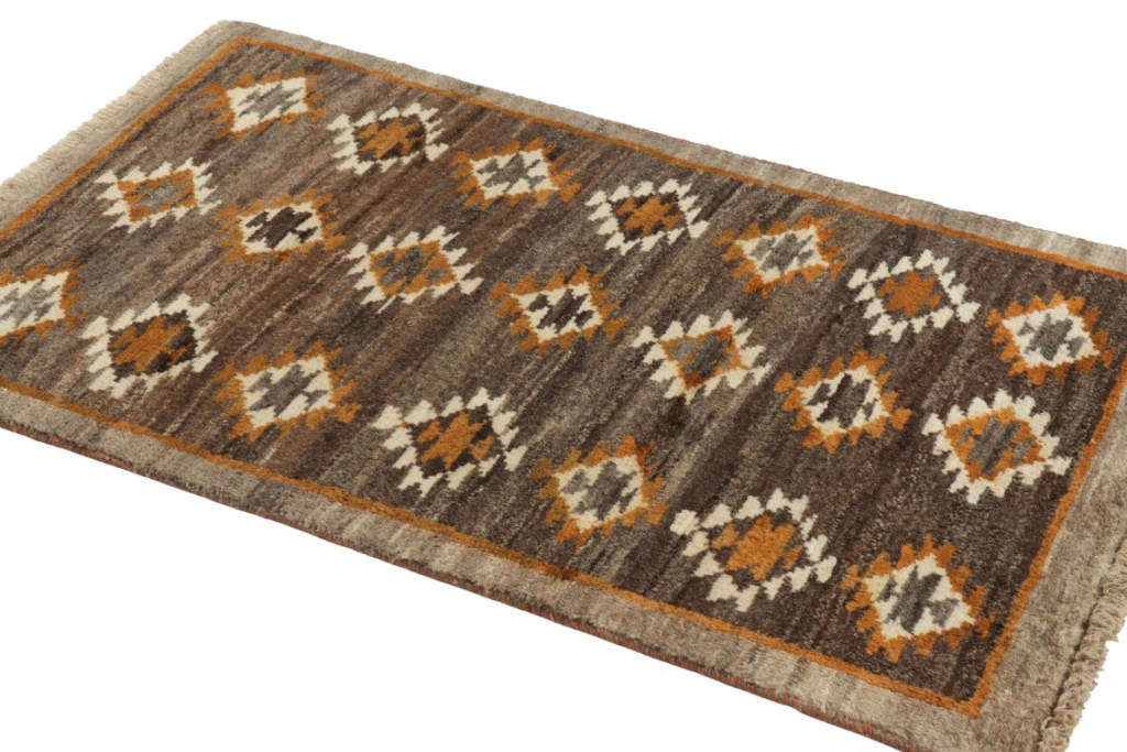 Vintage Gabbeh Geometric Rug