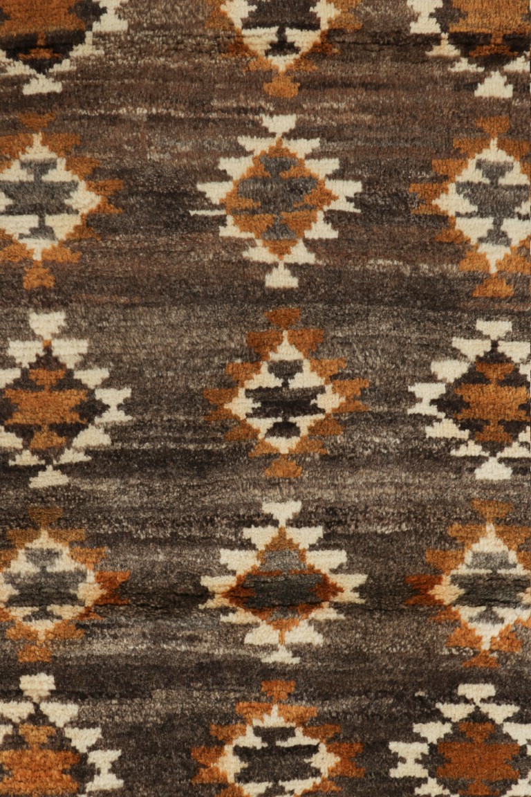 Vintage Gabbeh Geometric Rug