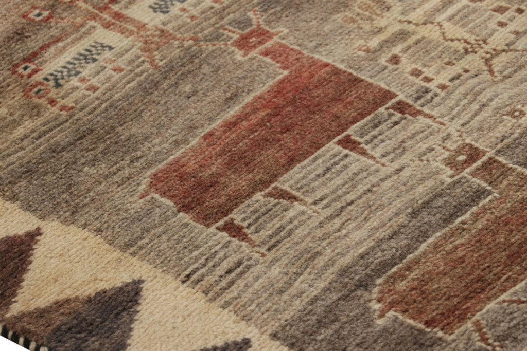 Vintage Gabbeh Geometric Rug