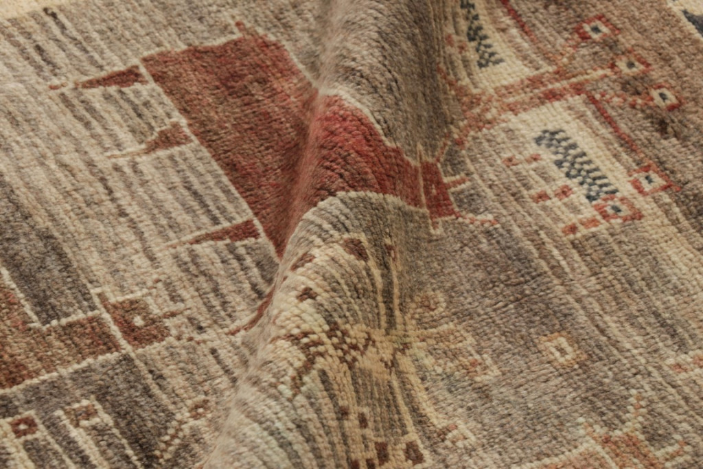Vintage Gabbeh Geometric Rug