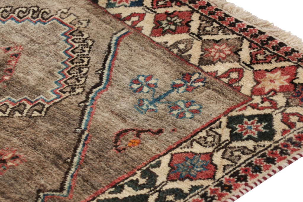 Vintage Gabbeh Geometric Rug