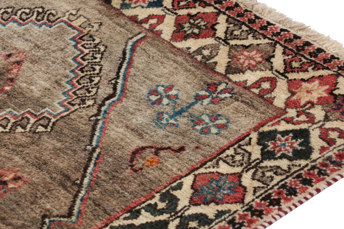Vintage Gabbeh Geometric Rug