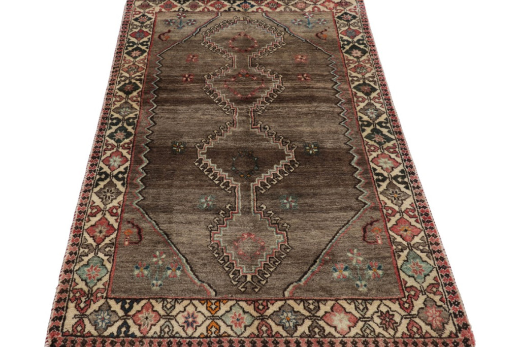Vintage Gabbeh Geometric Rug