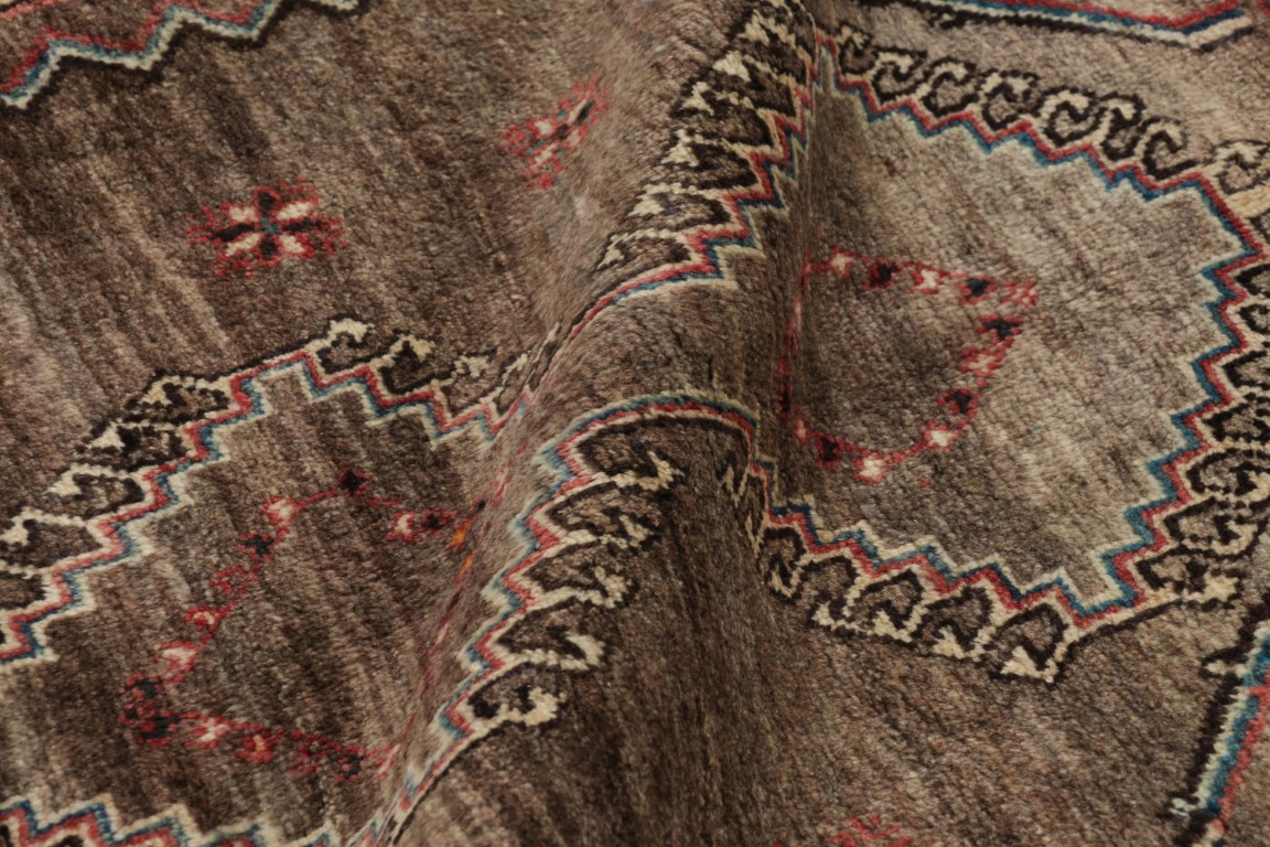 Vintage Gabbeh Geometric Rug