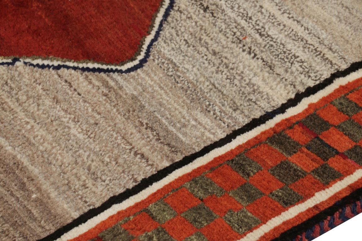 Vintage Gabbeh Geometric Rug