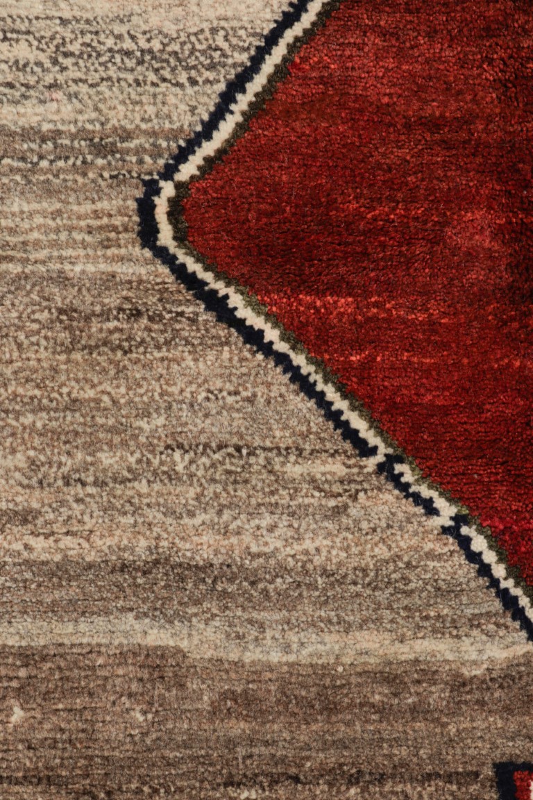 Vintage Gabbeh Geometric Rug