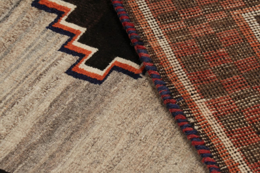 Vintage Gabbeh Geometric Rug