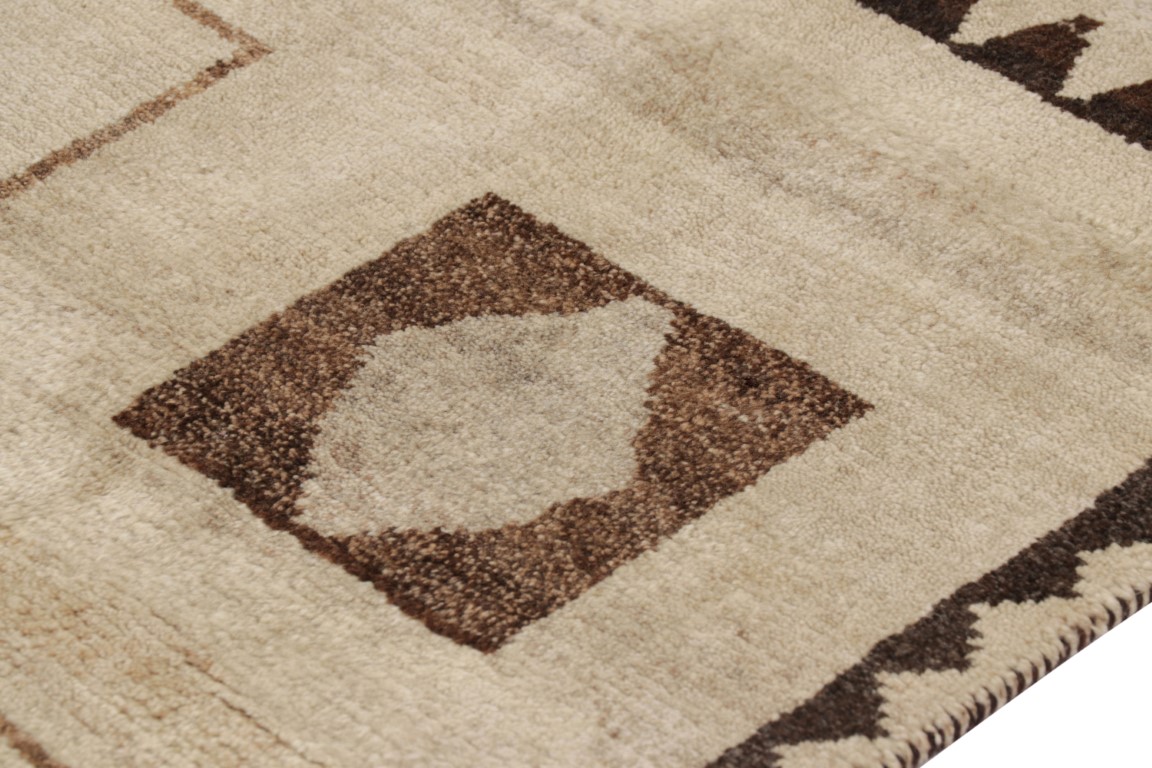 Vintage Gabbeh Geometric Rug