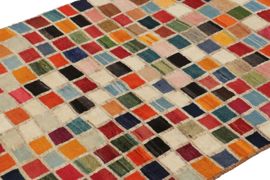Vintage Gabbeh Geometric Rug