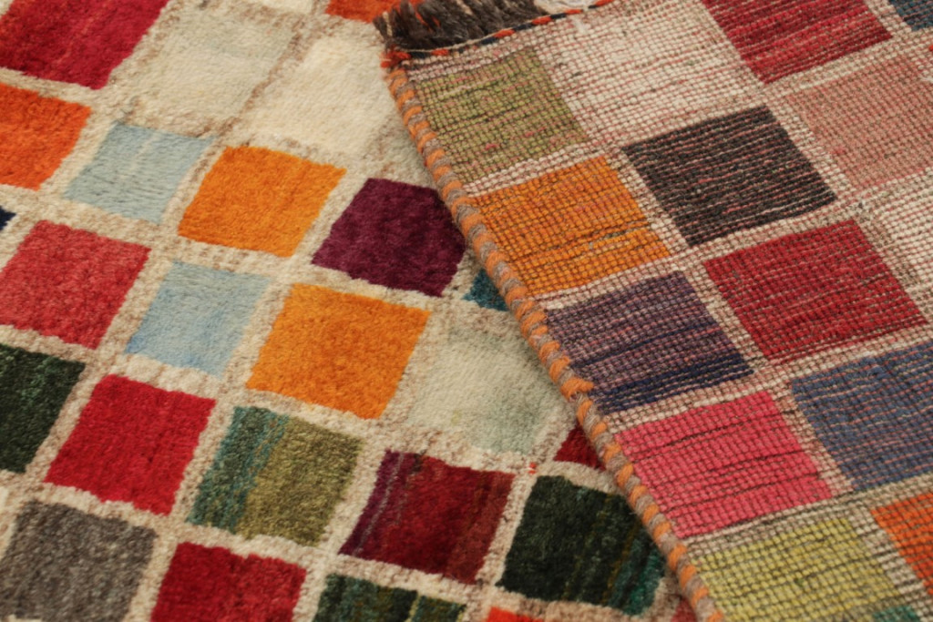 Vintage Gabbeh Geometric Rug