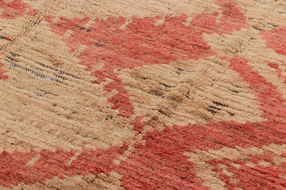 Vintage Moroccan Geometric Rug