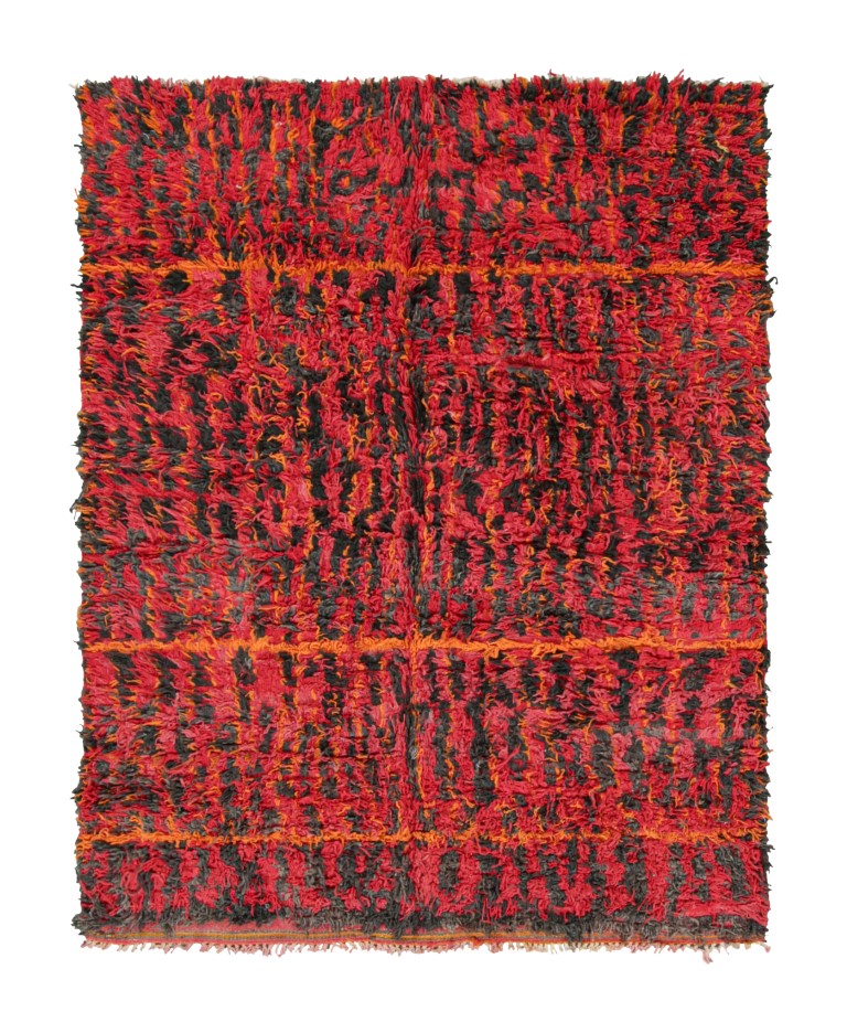 Vintage Moroccan Abstract Rug