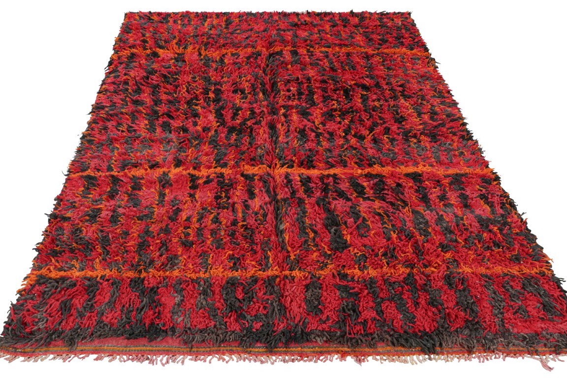 Vintage Moroccan Abstract Rug