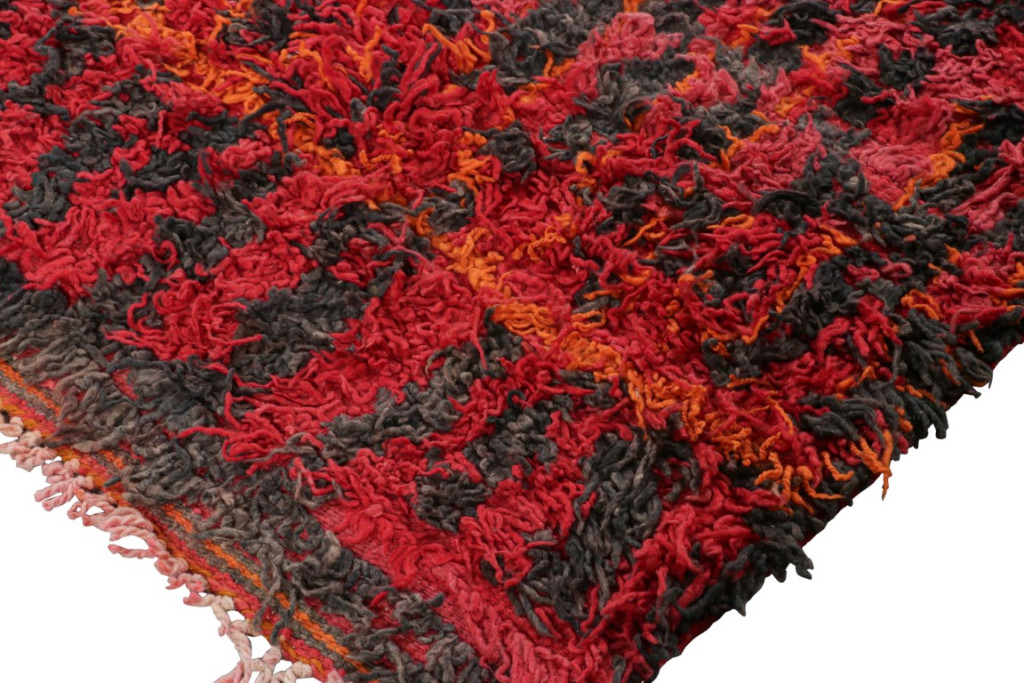 Vintage Moroccan Abstract Rug