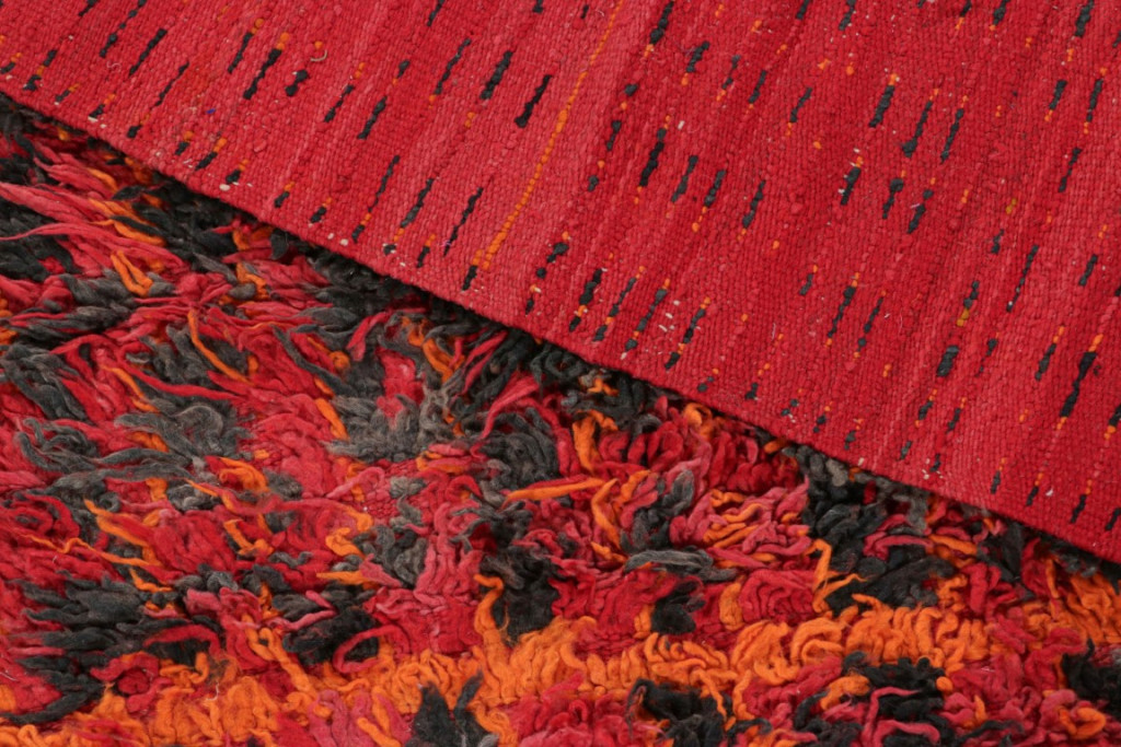 Vintage Moroccan Abstract Rug