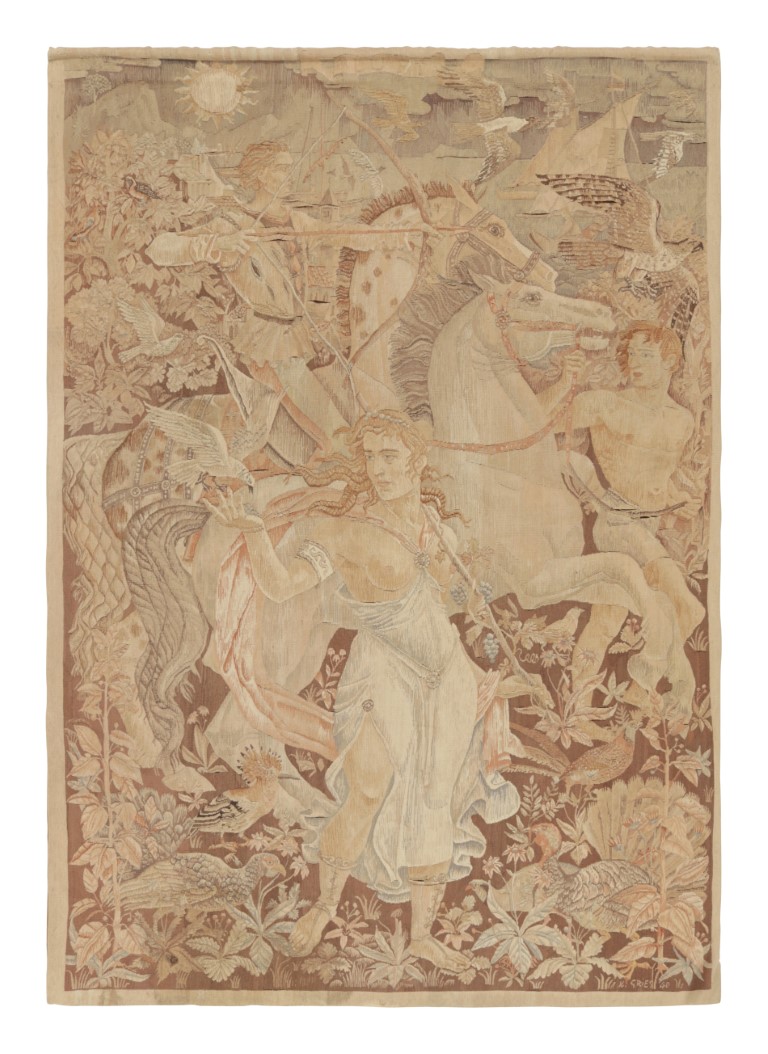 Antique Karl Gries Tapestry