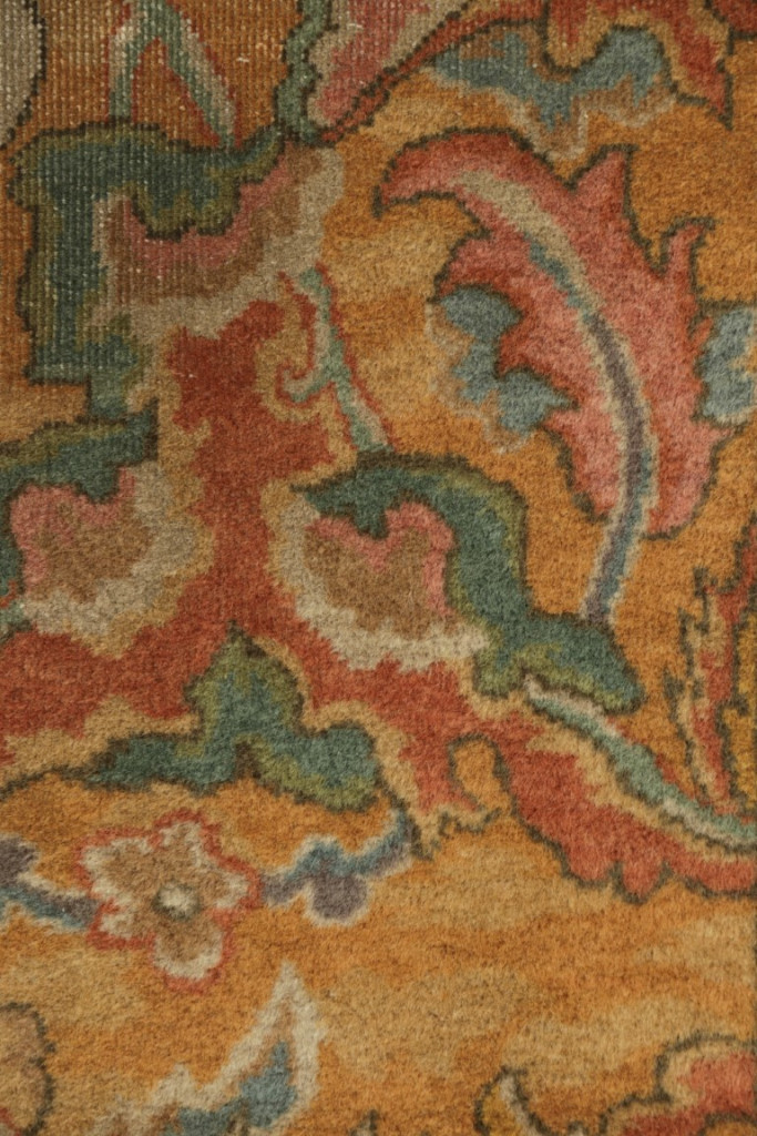Antique Indian Polonaise Rug Extra-Long Runner
