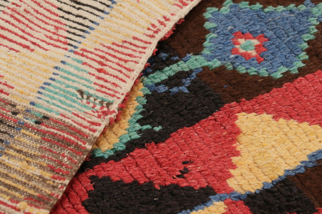 Vintage Moroccan Geometric Rug