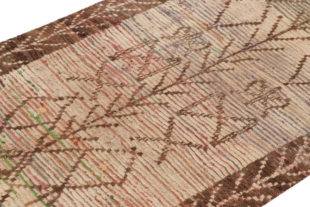 Vintage Moroccan Geometric Rug