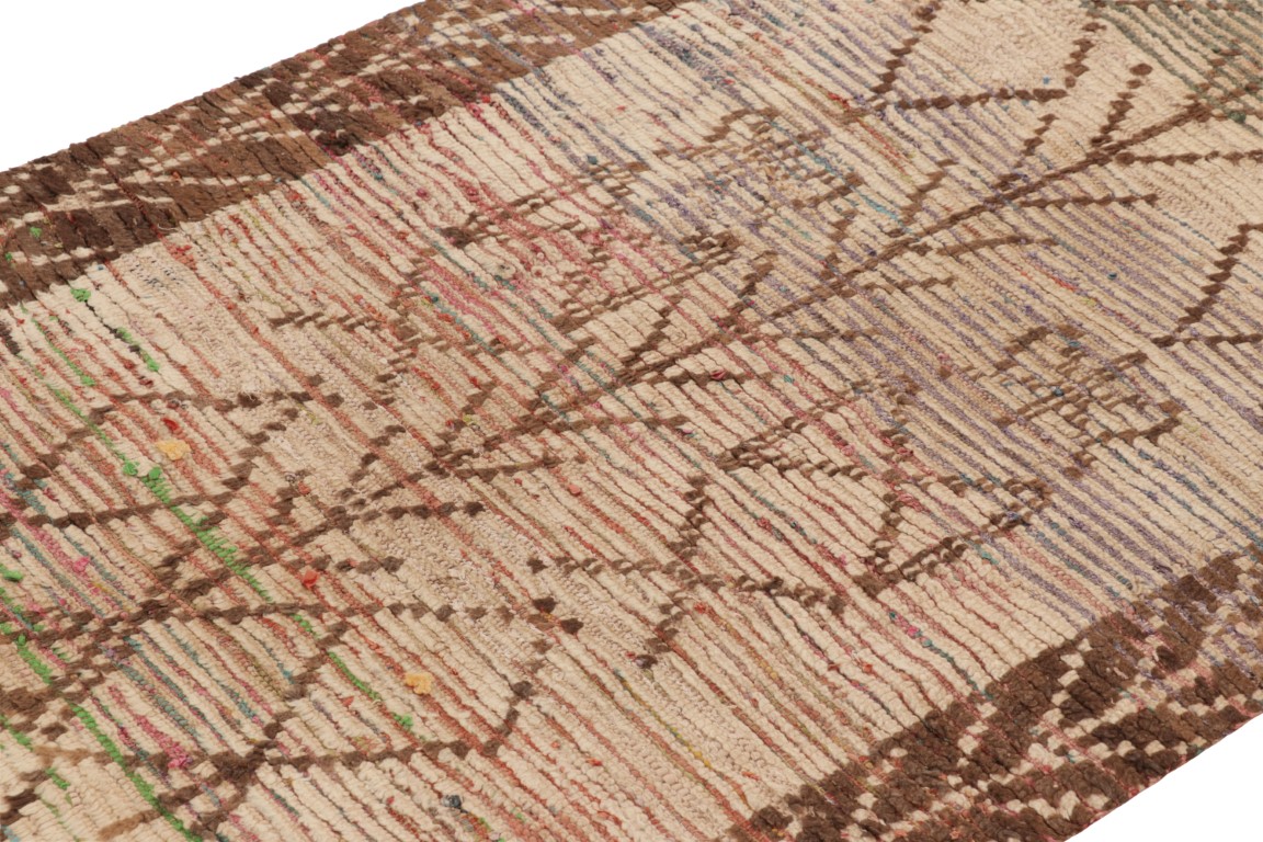 Vintage Moroccan Geometric Rug