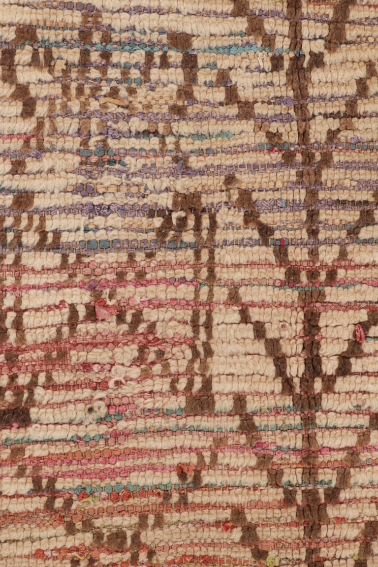 Vintage Moroccan Geometric Rug