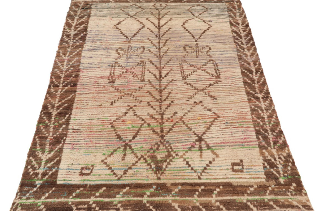Vintage Moroccan Geometric Rug