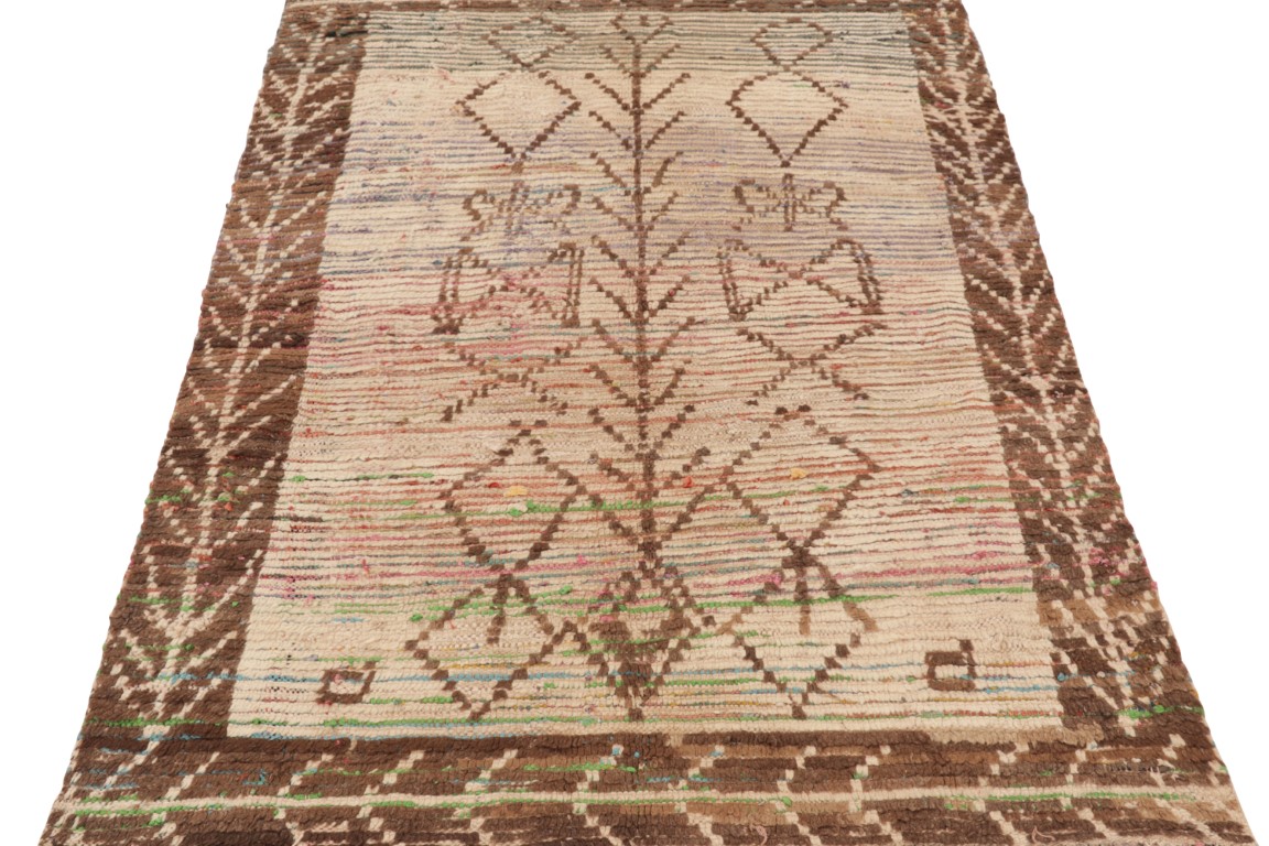 Vintage Moroccan Geometric Rug
