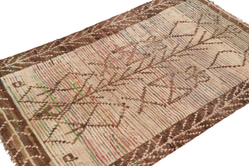 Vintage Moroccan Geometric Rug