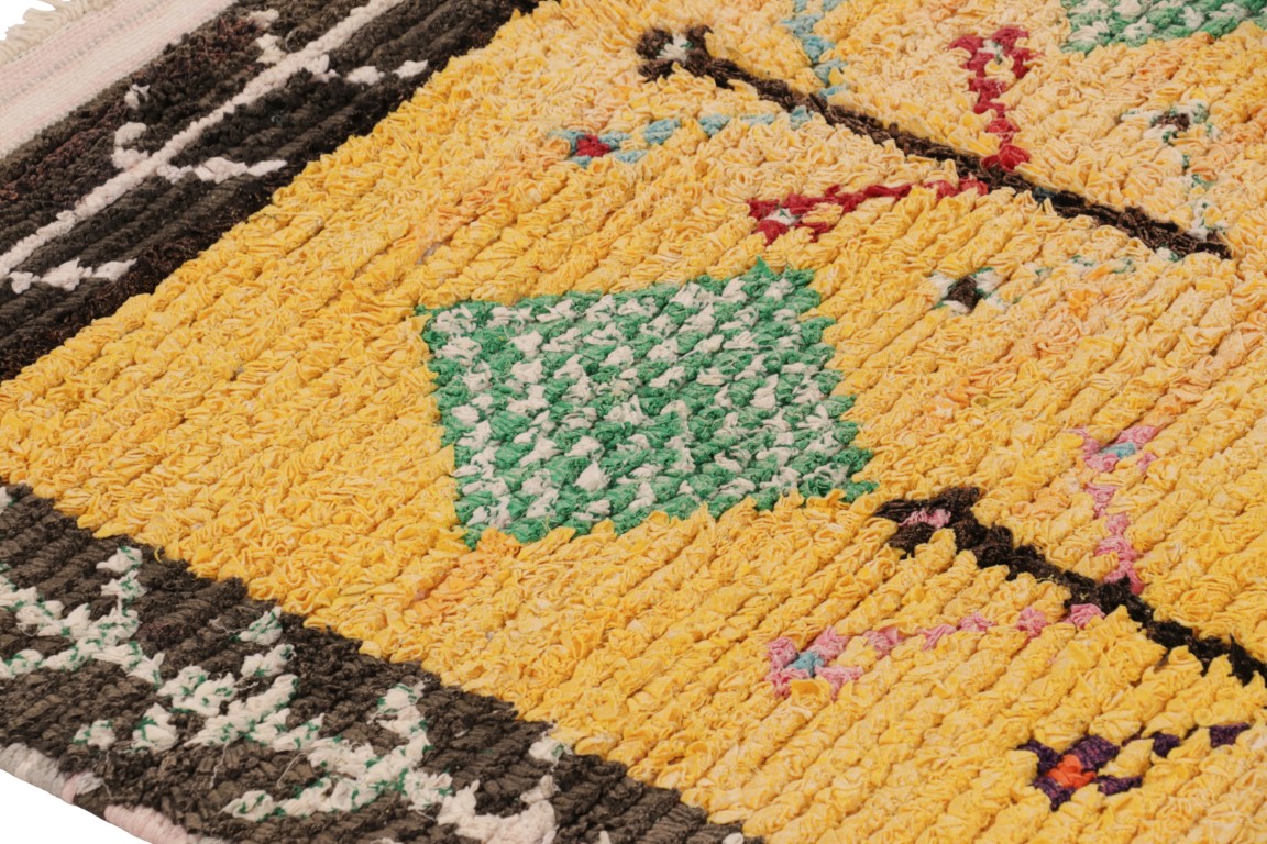 Vintage Moroccan Geometric Rug