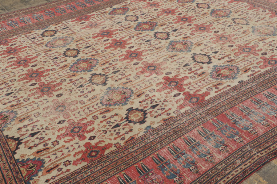 Antique Khorassan Persian Rug