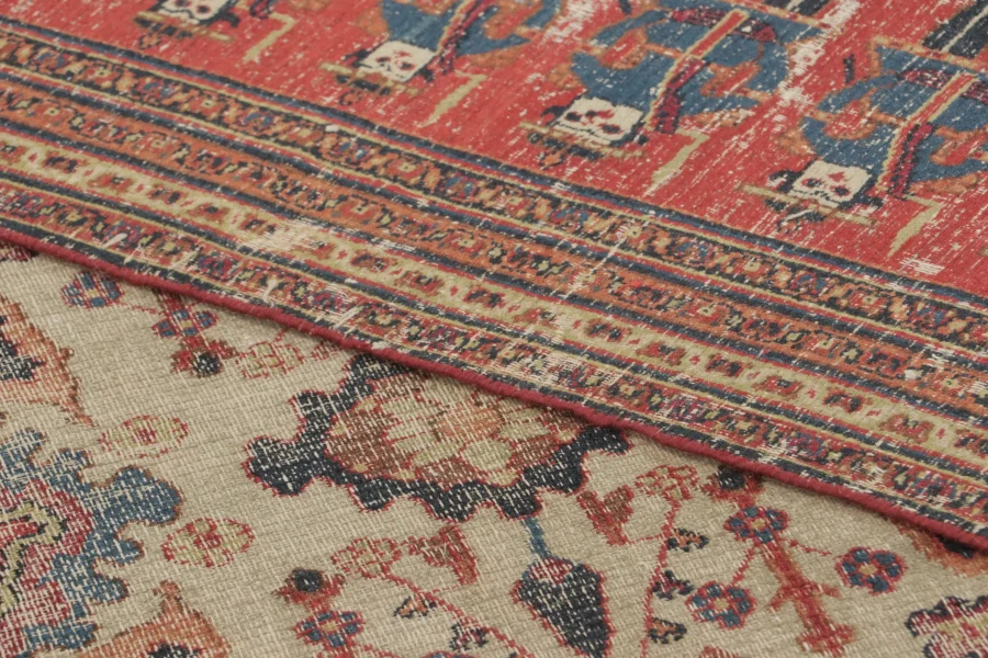 Antique Khorassan Persian Rug