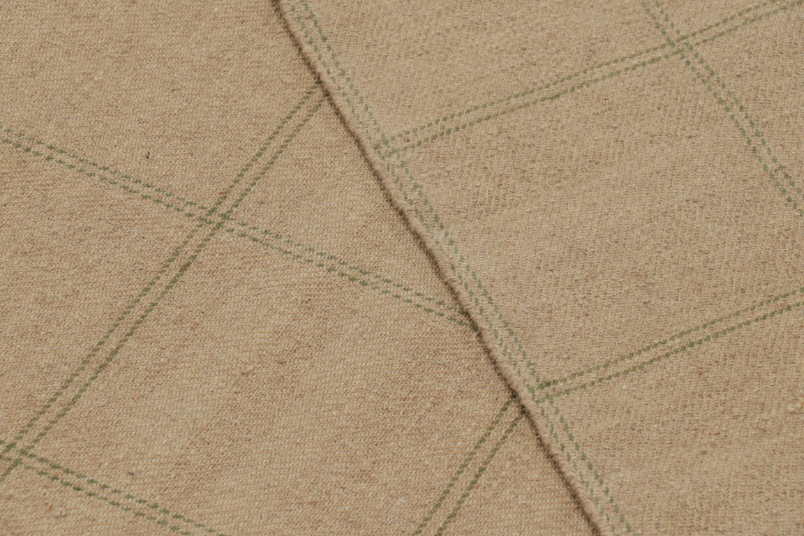 Modern Custom Rug, Geometric Flatweave