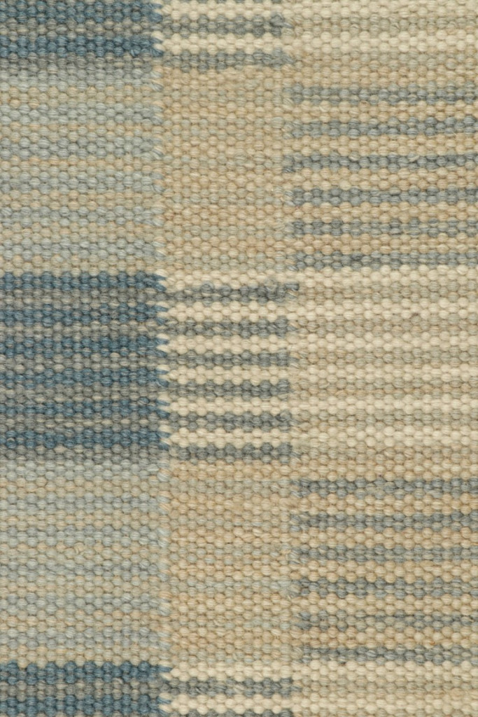 Swedish Flatweave Scandinavian Custom Rug Sample, Geometric