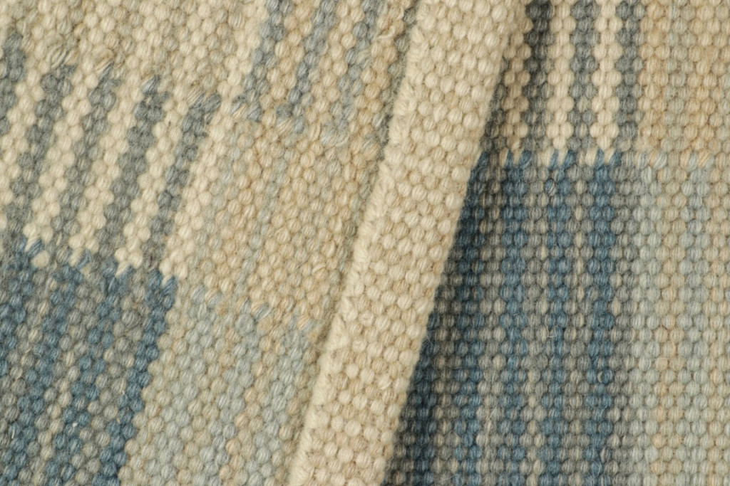 Swedish Flatweave Scandinavian Custom Rug Sample, Geometric