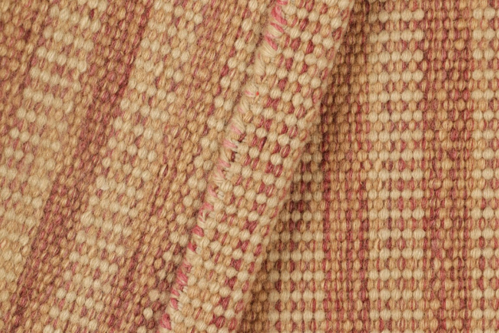 Scandinavian Flatweave Custom Rug Sample, Striped